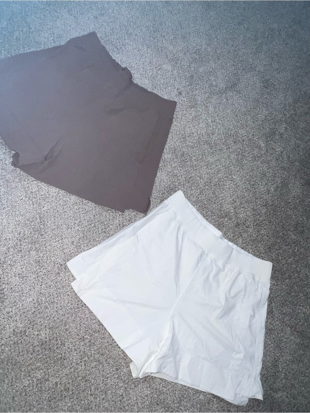 lululemon athletica White High-Waist Athletic Shorts Bundle